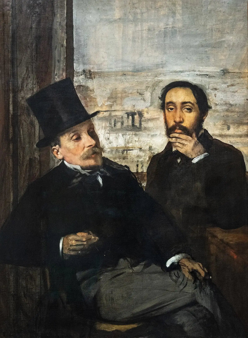 Degas ve Évariste de Valernes - Edgar Degas