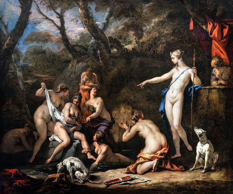 Diane ve Callisto - Sebastiano Ricci