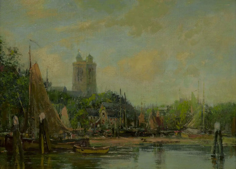 Dordrecht, katedral - Eugène Boudin