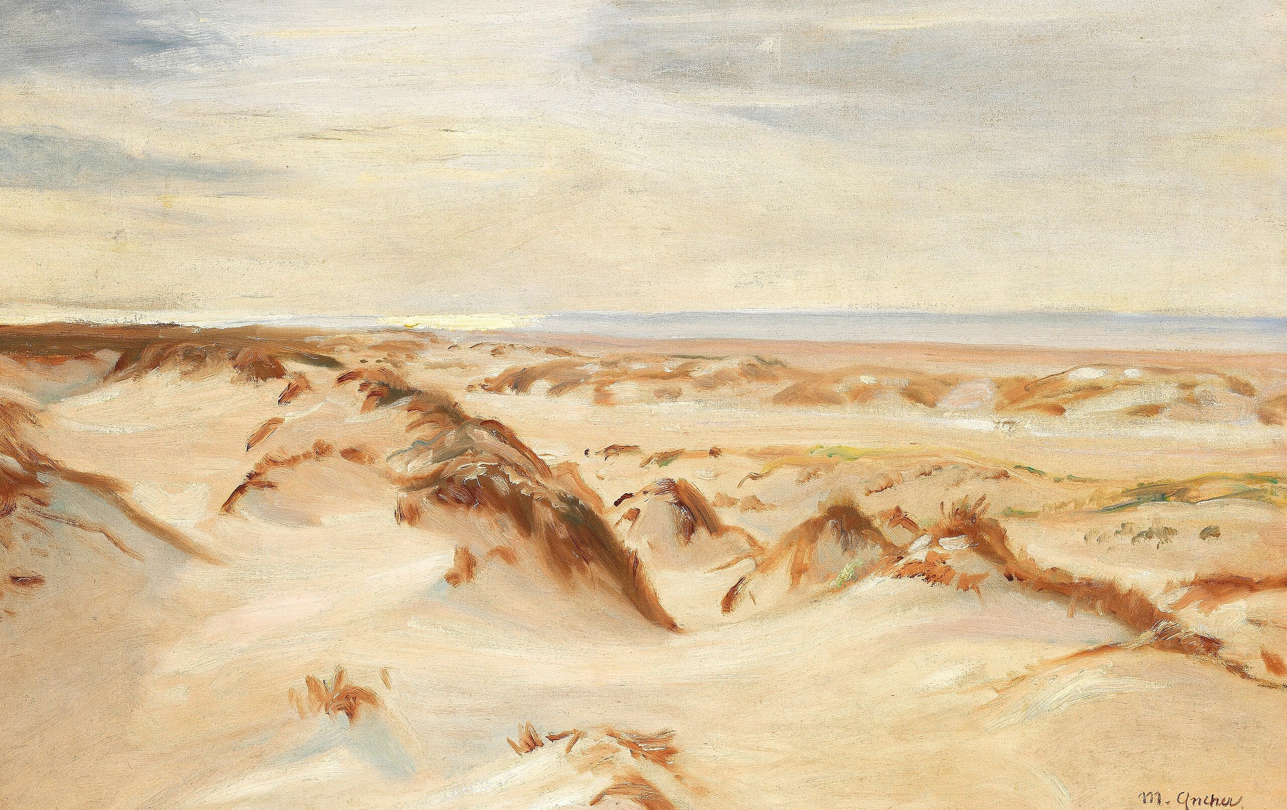 Dünyalar, Skagen. - Michael Peter Ancher