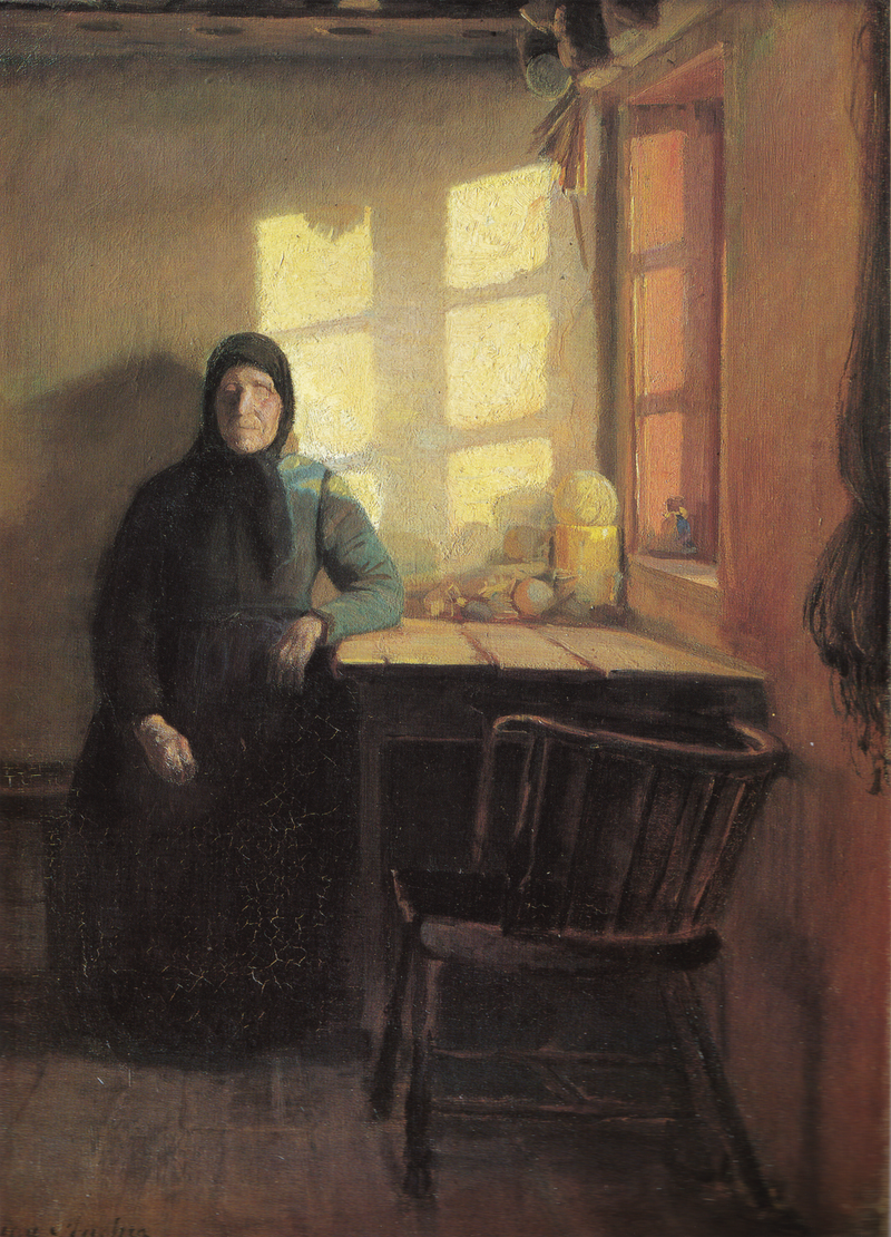 Kör odanın içindeki güneş - Anna Ancher