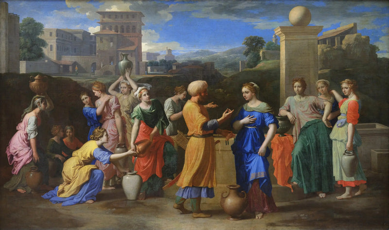 Éliézer ve Rebecca - Nicolas Poussin