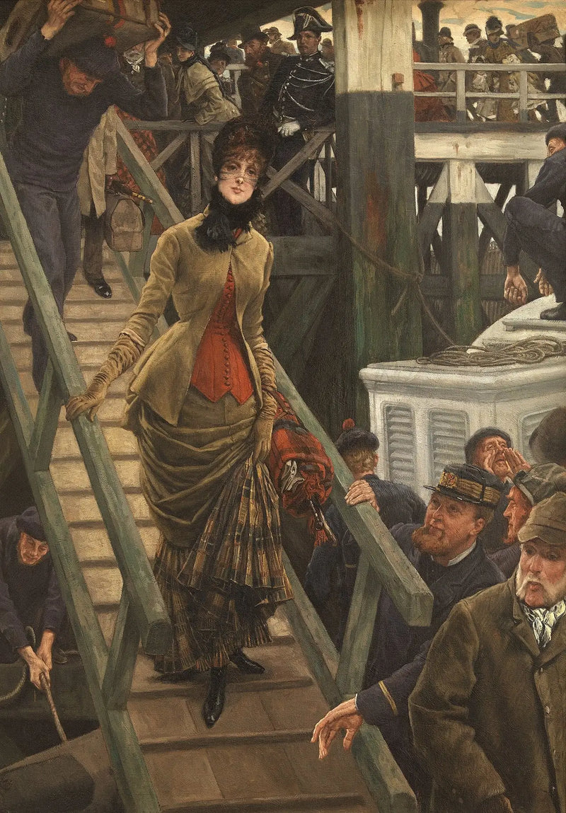 Calais'te Gemiye Binme - James Tissot