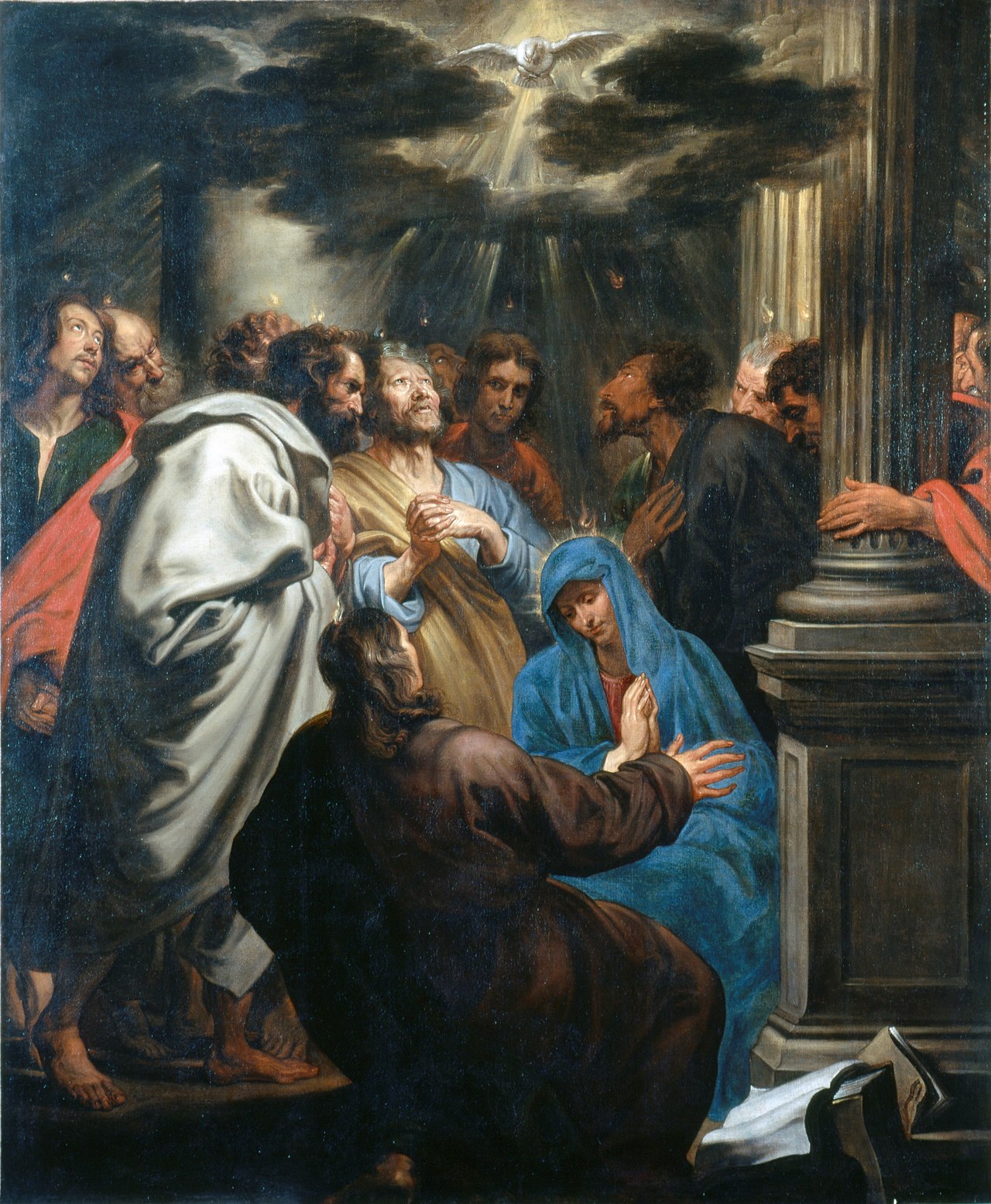 Épanchement du Saint-Esprit (Pentecôte) - Antoine van Dyck