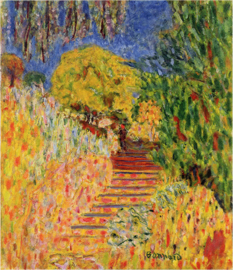 Mimosa ile Merdivenler - Pierre Bonnard