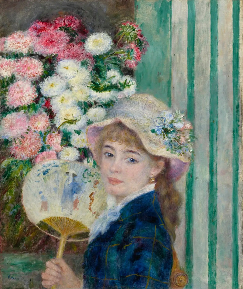 Şemsiye Tutan Kadın - Pierre-Auguste Renoir