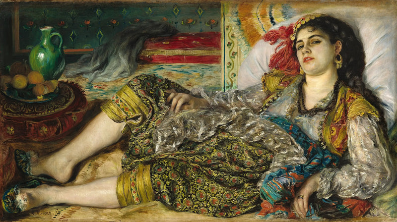 Cezayirli Kadın - Pierre-Auguste Renoir