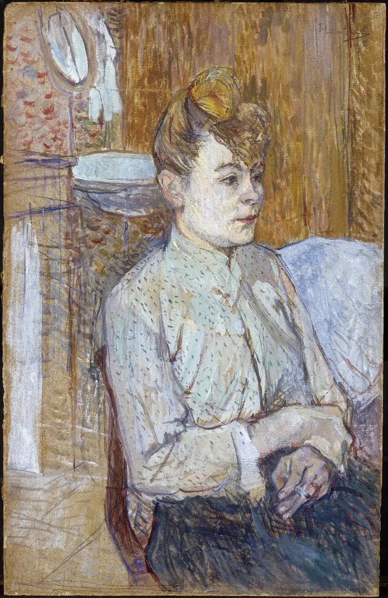 Sigara içen kadın - Henri de Toulouse-Lautrec