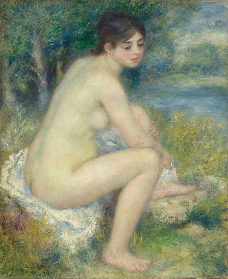 Manzara içinde çıplak kadın - Pierre-Auguste Renoir