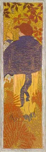 Bahçedeki Kadınlar: Pelerinli Kadın - Pierre Bonnard