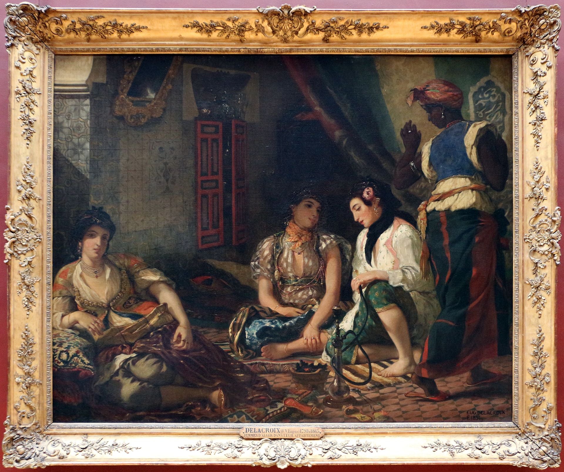 Cezayirli Kadınlar Apartmanlarında - Eugène Delacroix