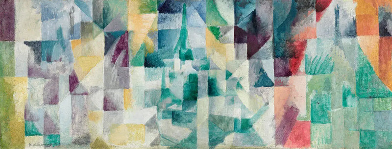 Üç Panelli Pencereler - Robert Delaunay