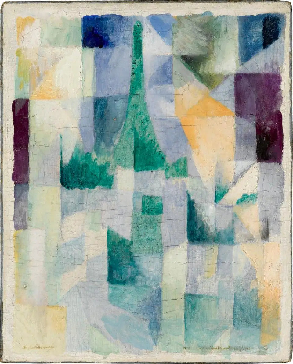 Reproduction du tableau « Fenêtres simultanées n°2 - Robert Delaunay » par Alpha Reproduction en peinture à l’huile