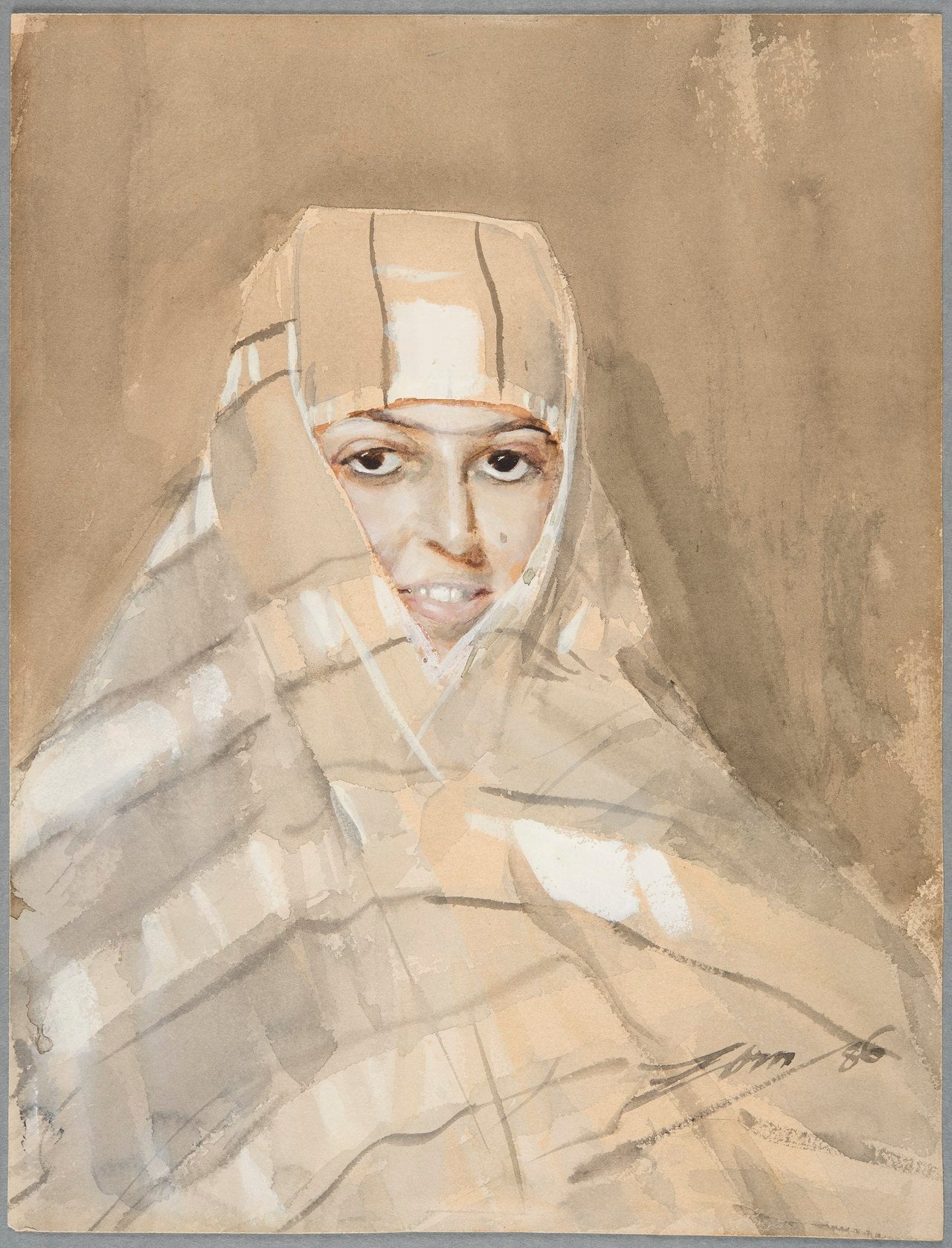 Fille bédouine - Anders Zorn