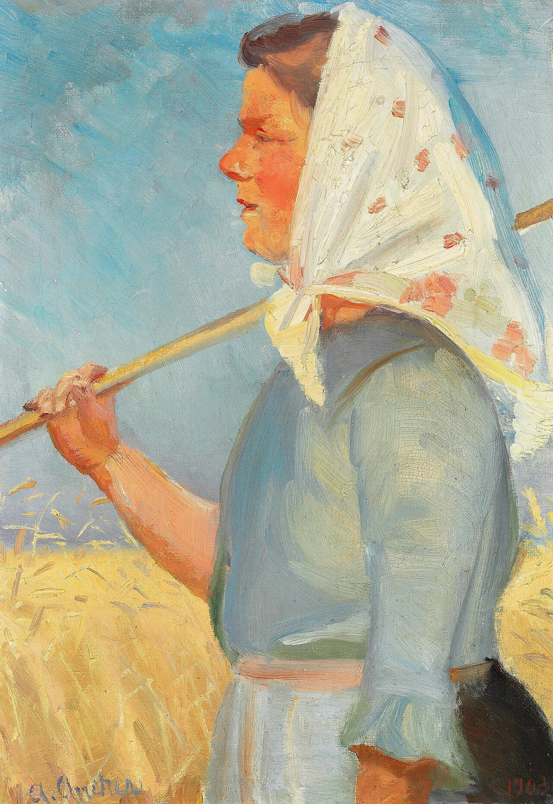 Hasat Kızı. - Anna Ancher