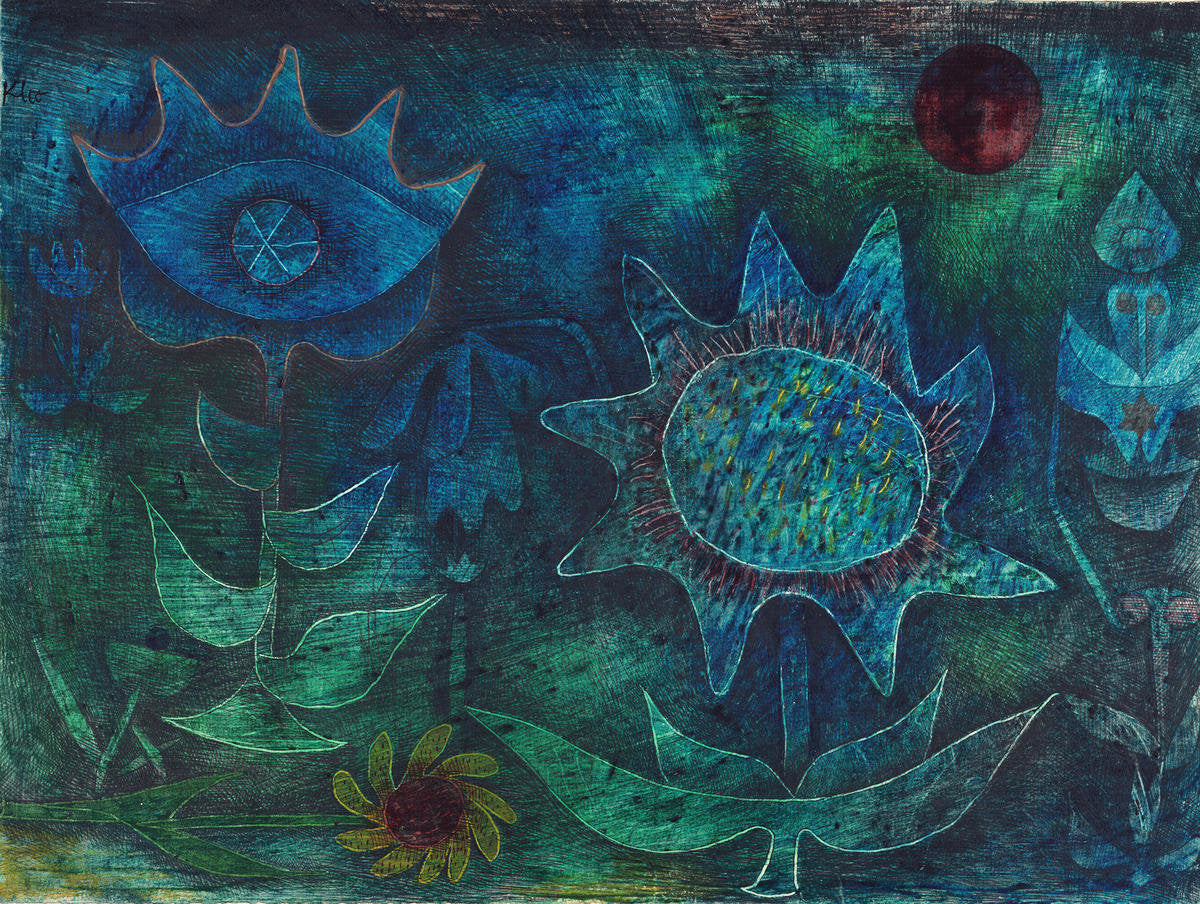 Gece İçinde Çiçekler - Paul Klee