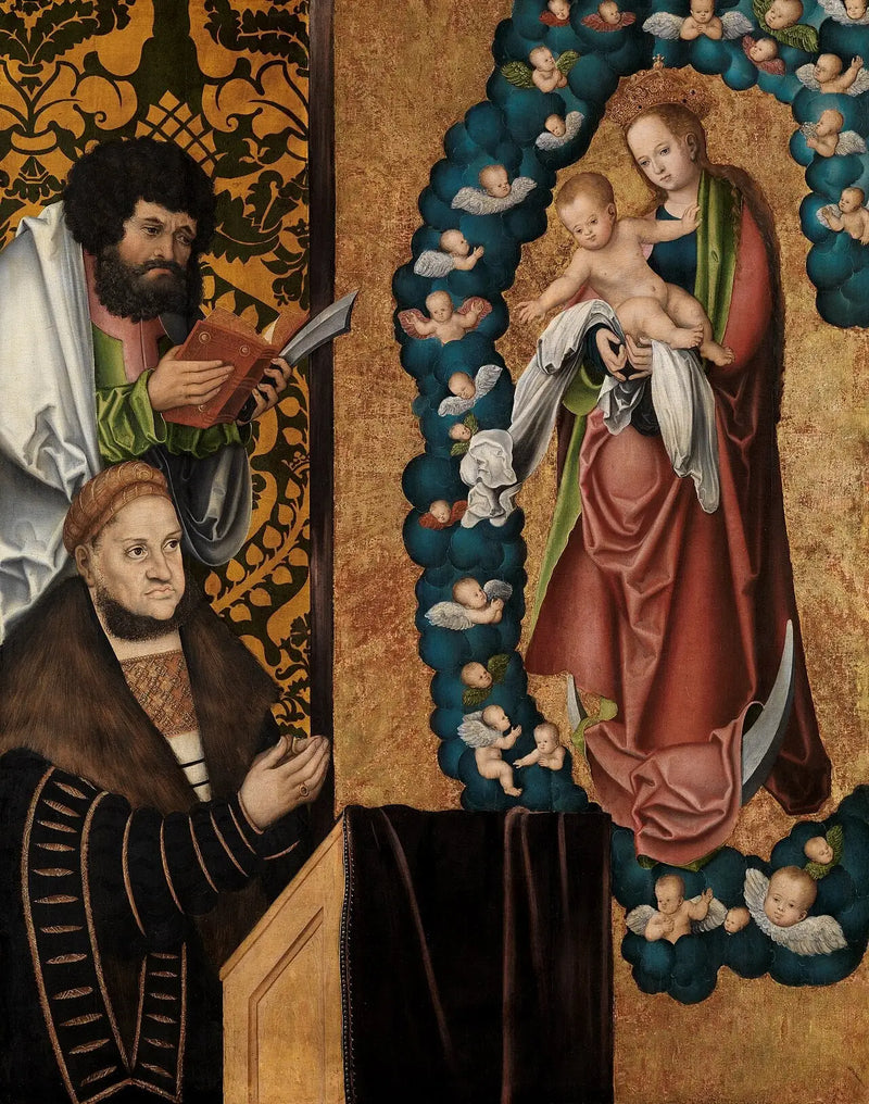 Frédéric le Sage, Vahiy Anası'na Saygı - Lucas Cranach the Elder