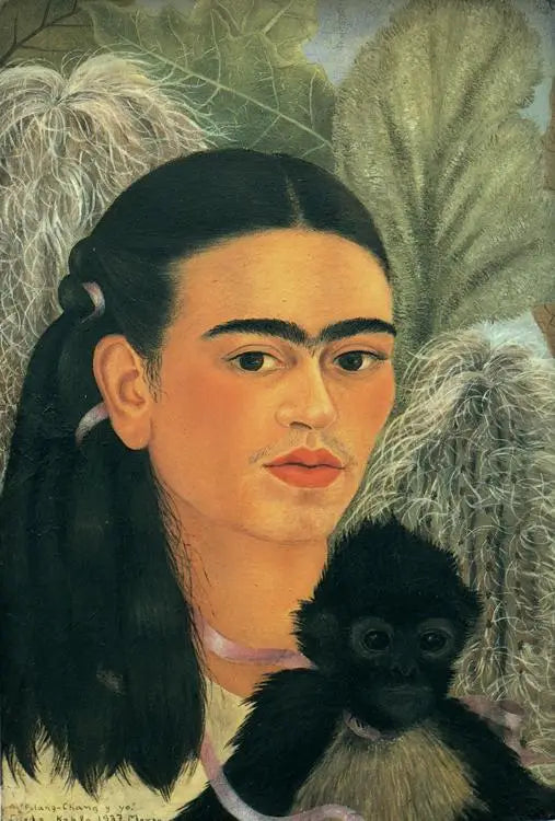 Fulang-Chang ve ben - Frida Kahlo