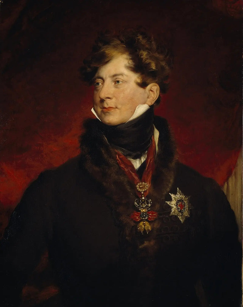 George IV, 1762 - 1830. 1811'den 1820'ye kadar rejanlık yaptı, 1820'den 1830'a kadar kral olarak hüküm sürdü. - Thomas Lawrence