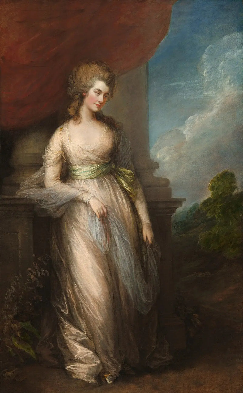 Georgiana, Devonshire Düşesi - Thomas Gainsborough