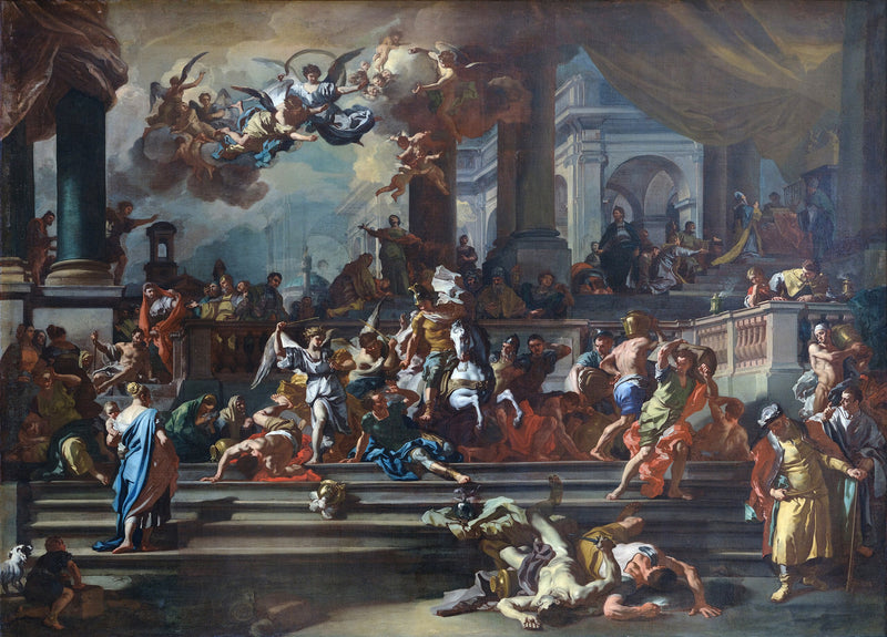 Héliodore Tapınağından Kovuldu - Francesco Solimena