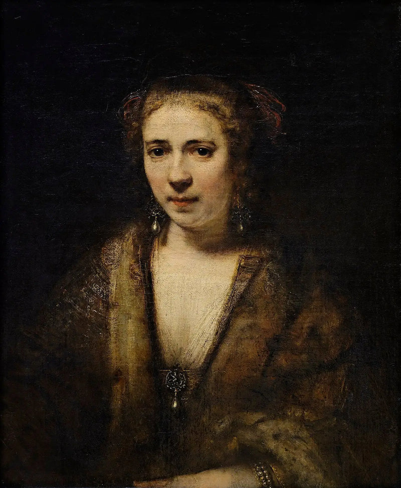 Kadife bereli Hendrickje Stoffels - Rembrandt