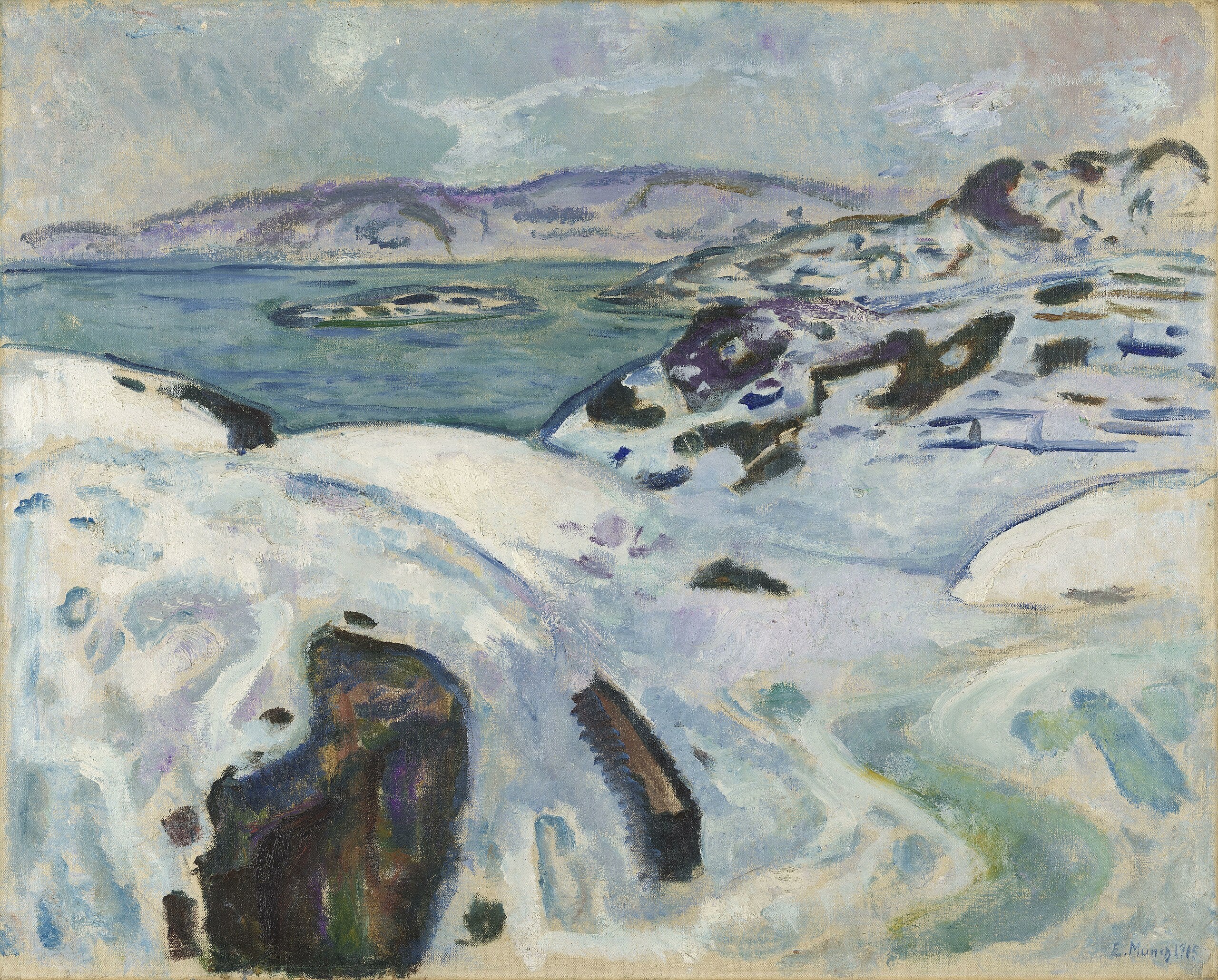 Kıyıda Kış - Edvard Munch