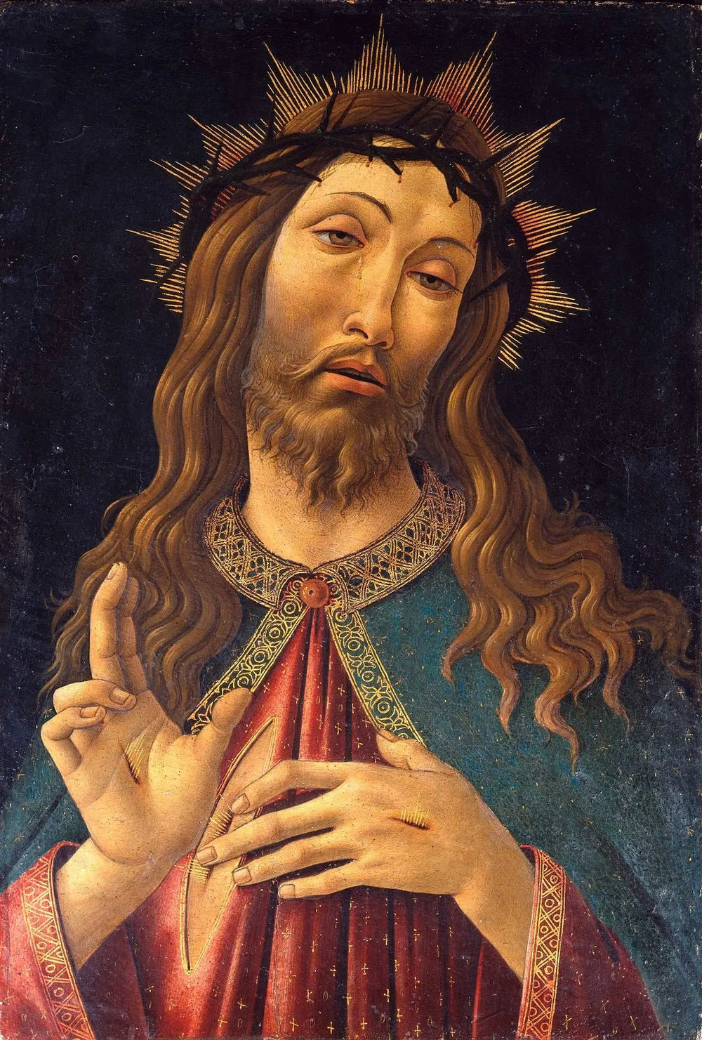 Homme de douleurs - Sandro Botticelli - Alpha Reproduction
