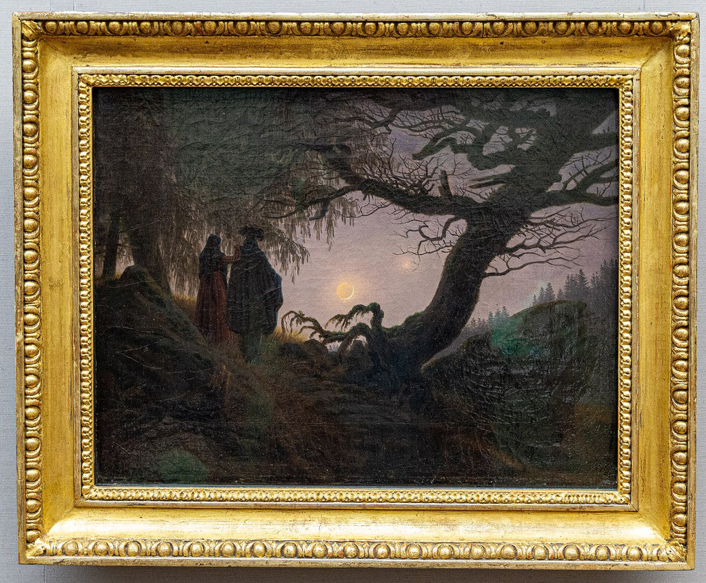 Ay'ı Seyreden Adam ve Kadın - Caspar David Friedrich