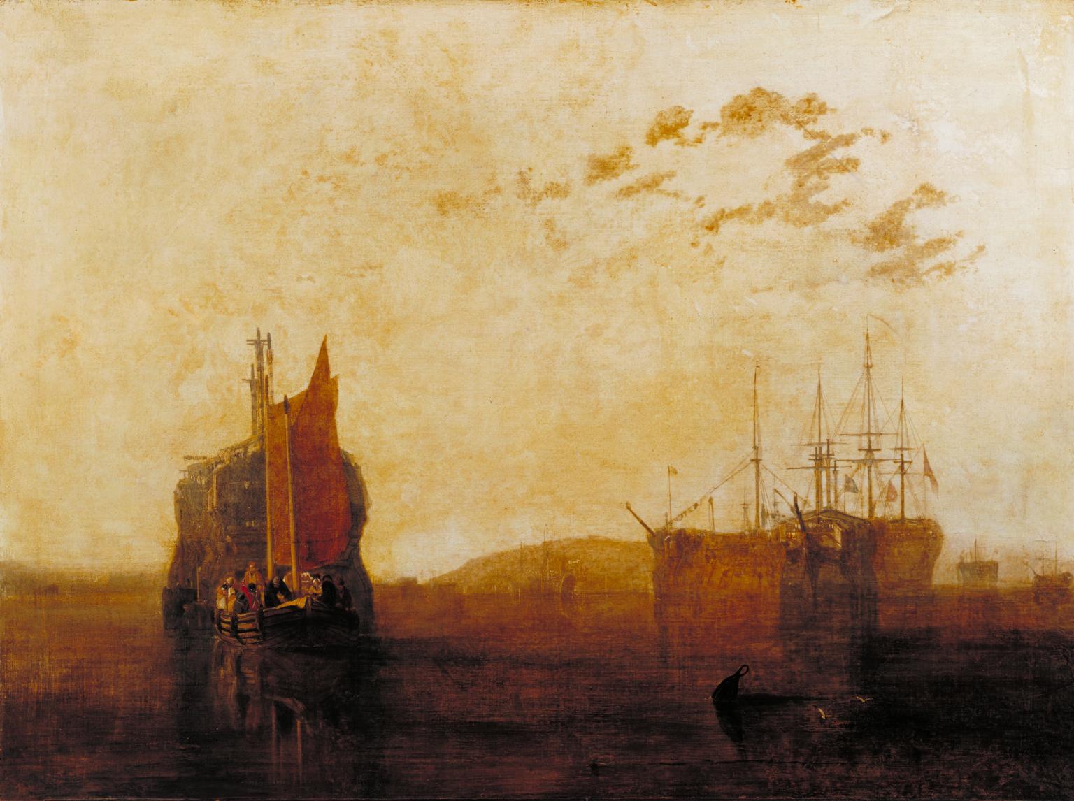 Tamar'daki Hulks - J. M. W. Turner