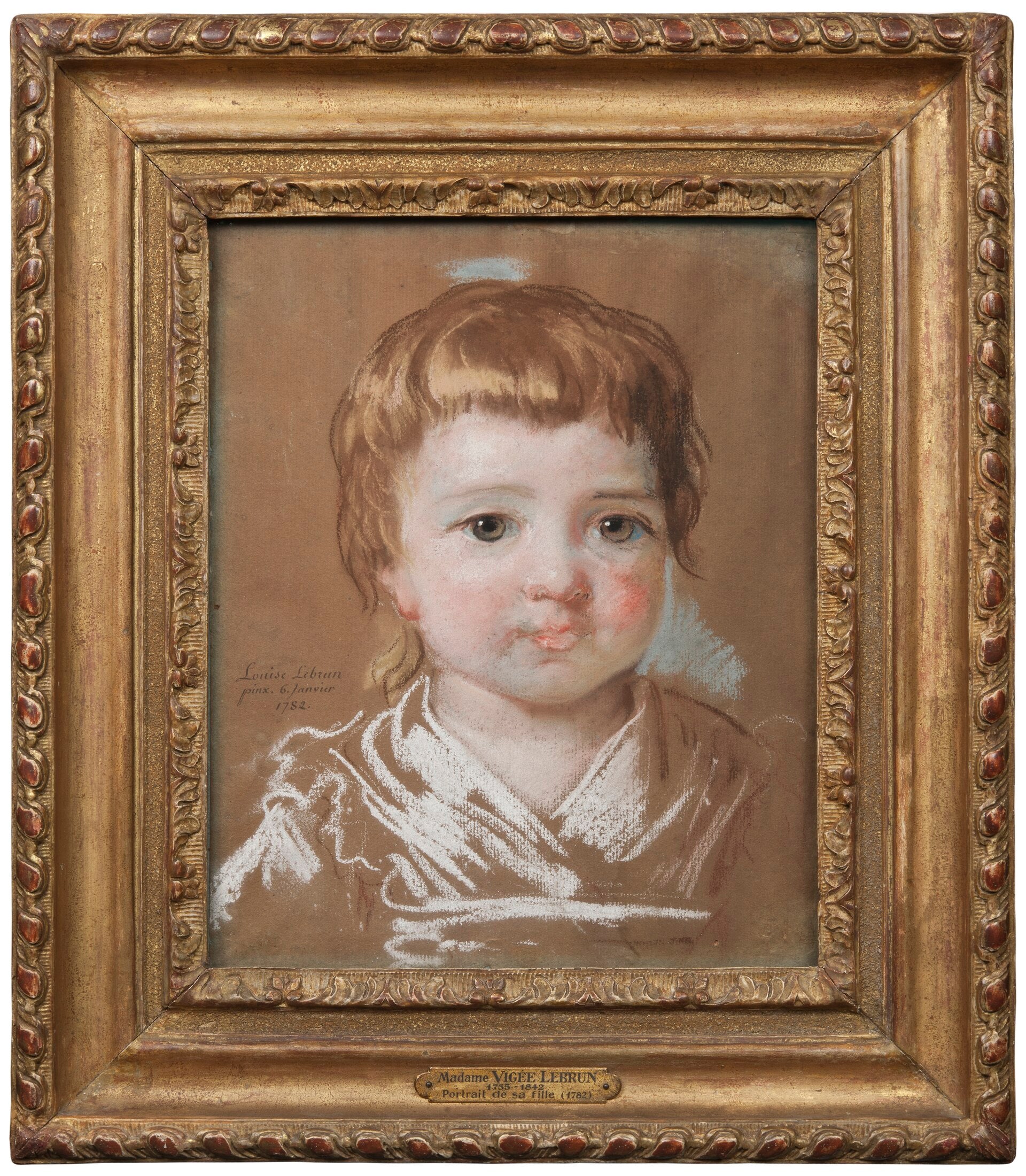 Jeanne Julie Louise Lebrun, la fille de l'artiste, deux ans - Élisabeth Vigée Le Brun