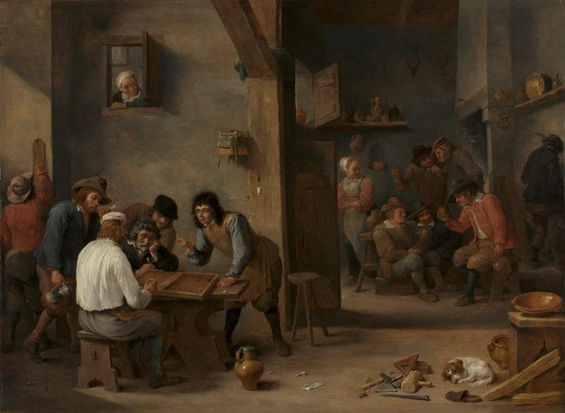 Backgammon Takımı - David Teniers le Jeune