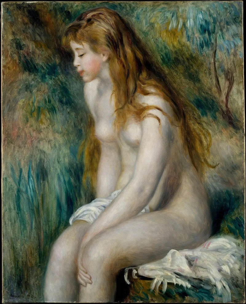 Banyodaki Genç Kız - Pierre-Auguste Renoir