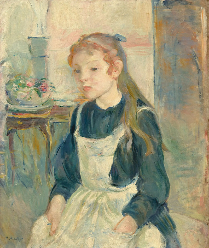 Önlüklü Genç Kız - Berthe Morisot