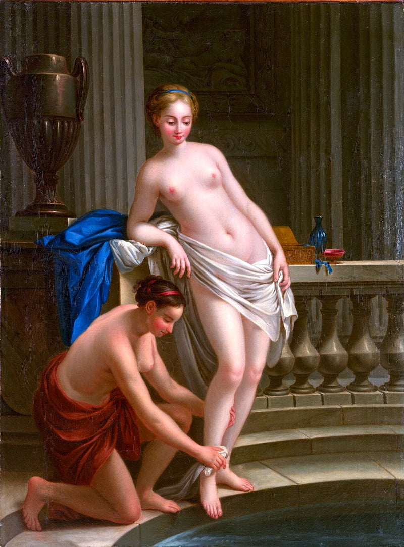 Jeune fille grecque au bain - Joseph-Marie Vien