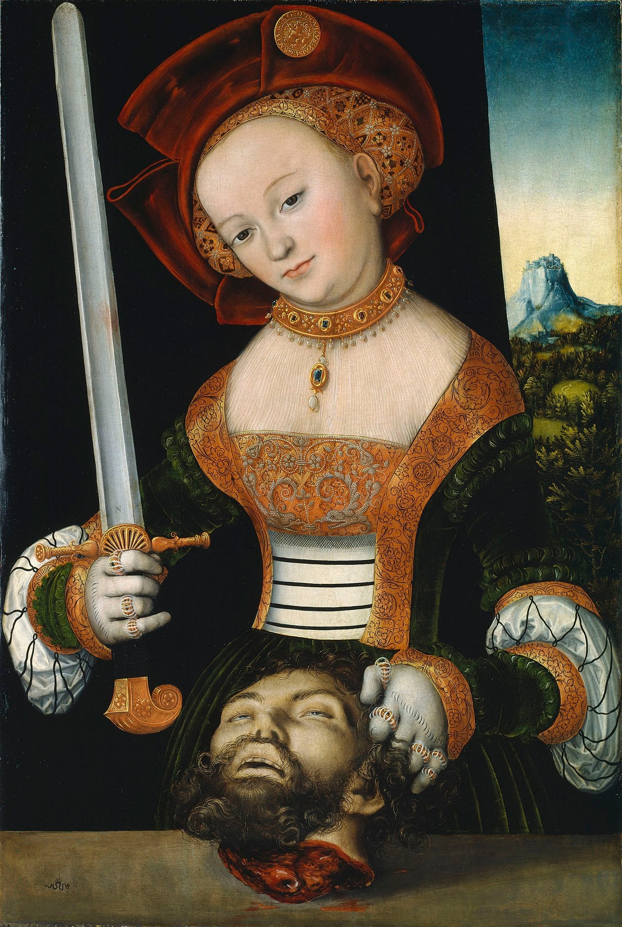 Judith avec la tête d'Holopherne - Lucas Cranach the Elder