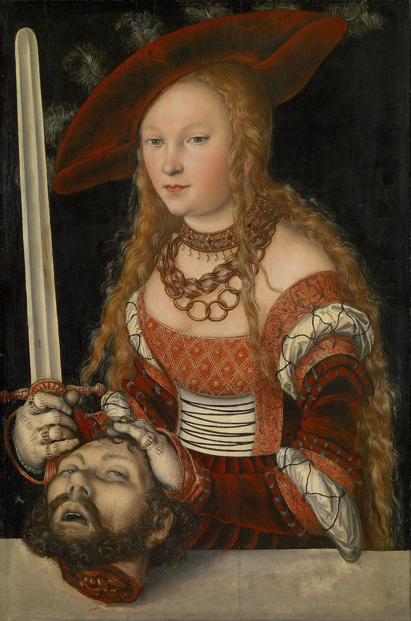 Judith Holofornes'in başıyla - Lucas Cranach the Elder
