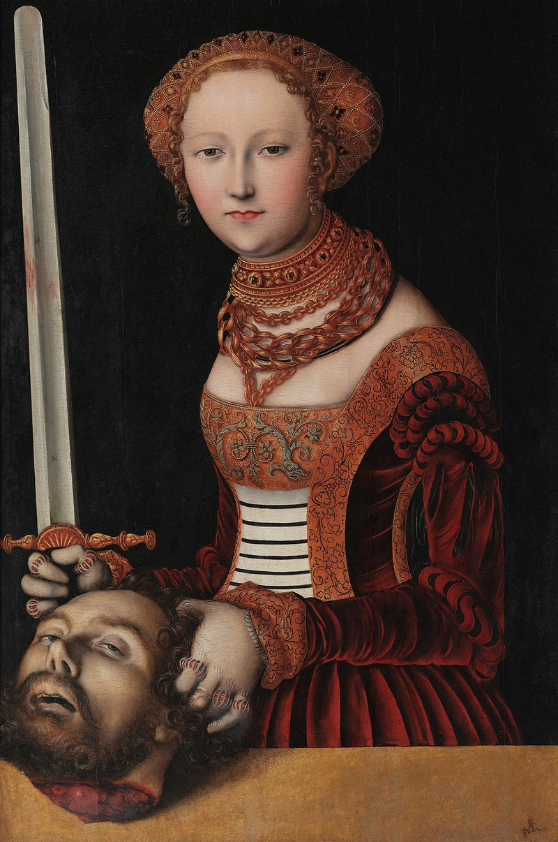 Judith Holofornes'un başıyla - Lucas Cranach the Elder
