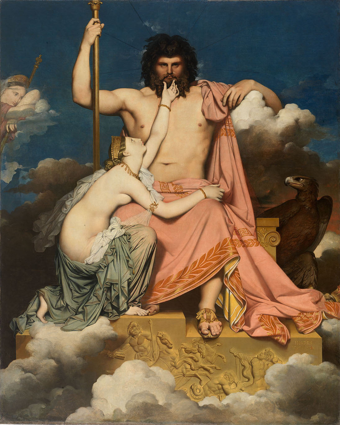 Jüpiter ve Thetis - Jean-Auguste-Dominique Ingres