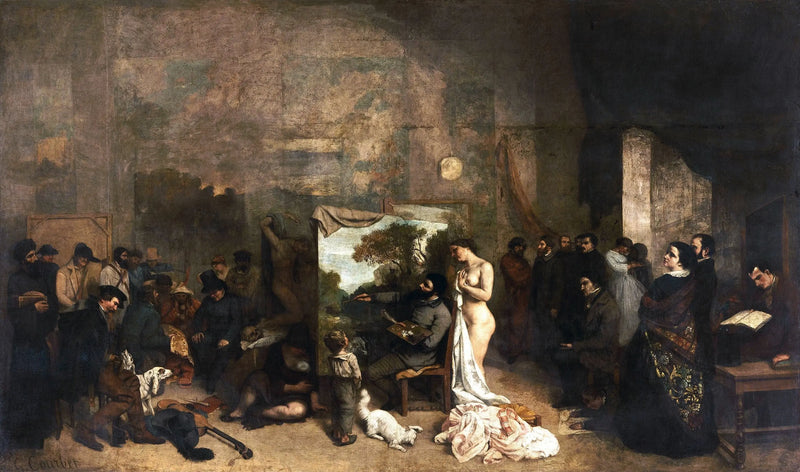 Ressam Atölyesi - Gustave Courbet