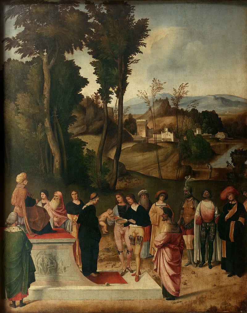 Musa'nın Ateş Denemesi - Giorgione