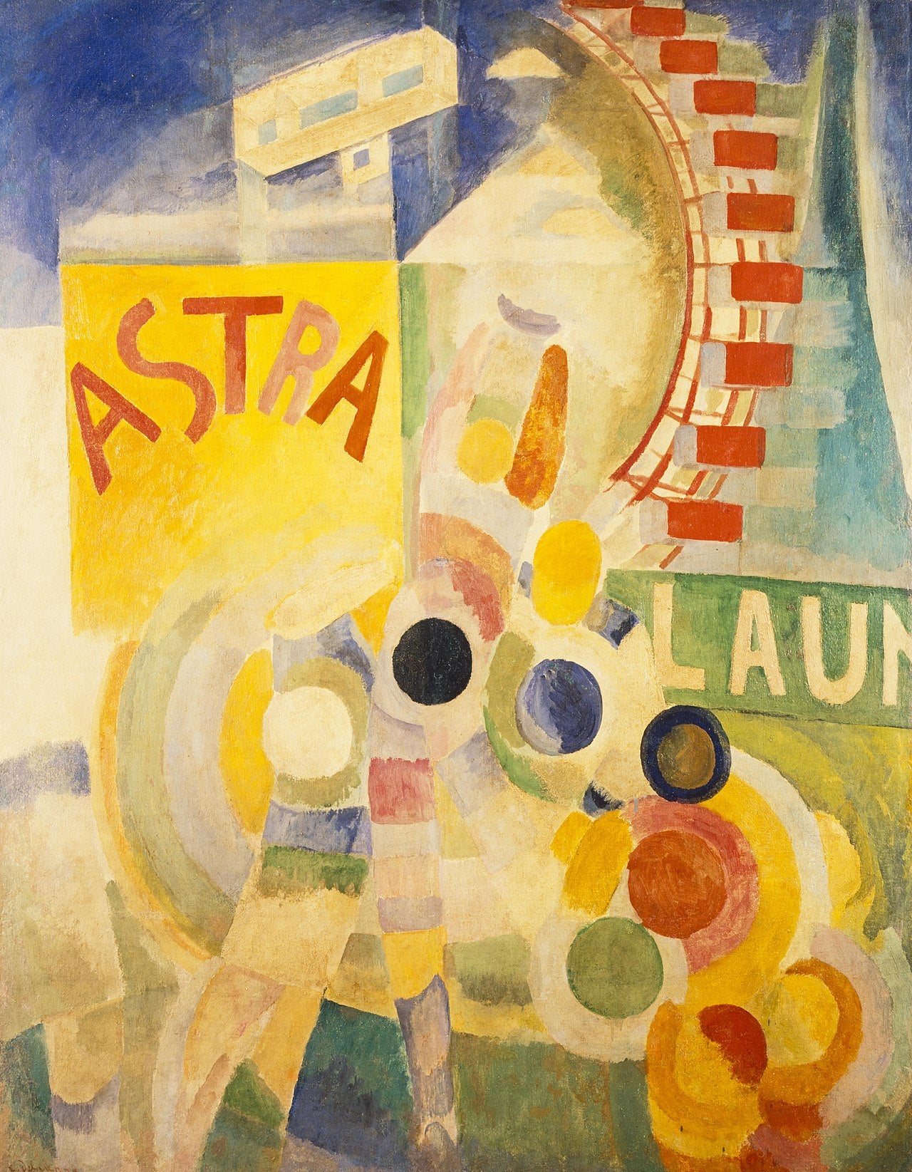 Reproduction du tableau « L'Équipe de Cardiff - Robert Delaunay » par Alpha Reproduction en peinture à l’huile
