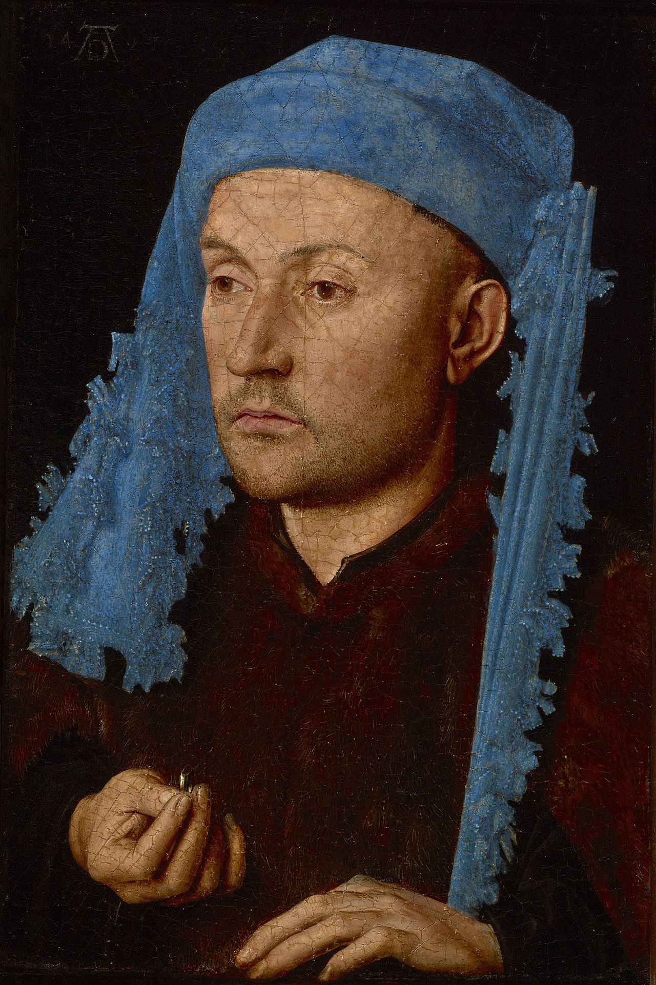 L'Homme au chaperon bleu - Jan van Eyck