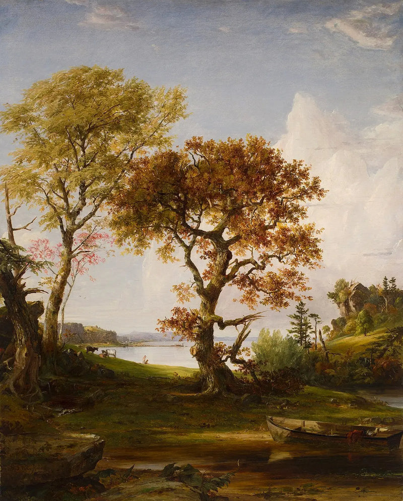 Piermont'taki Hudson - Jasper Francis Cropsey