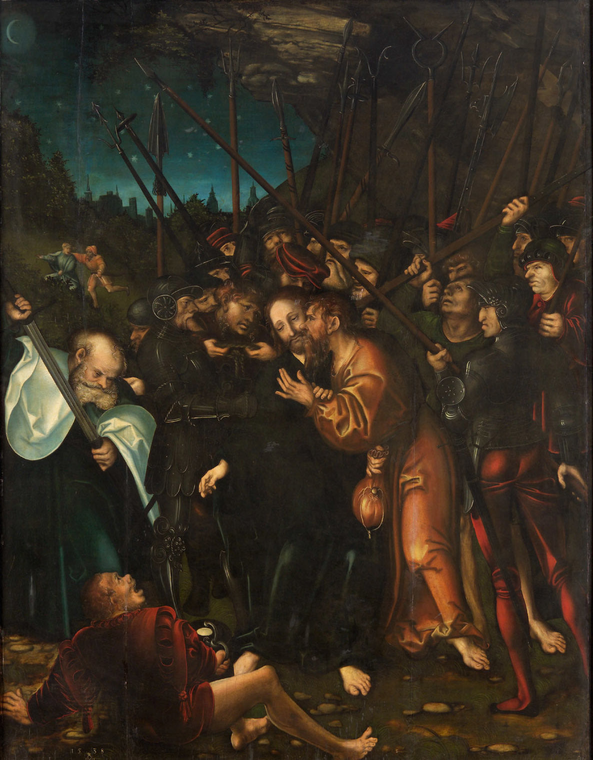 L'arrestation du Christ - Lucas Cranach the Elder