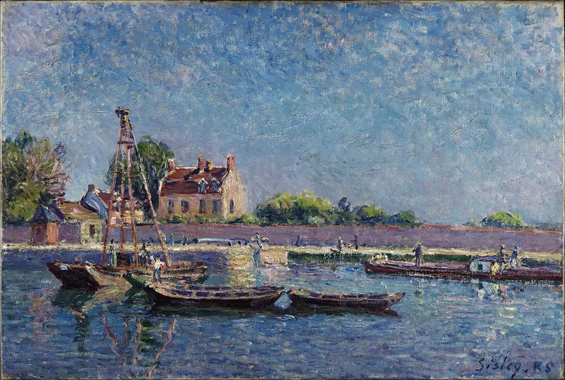 Saint-Mammès Setti - Alfred Sisley