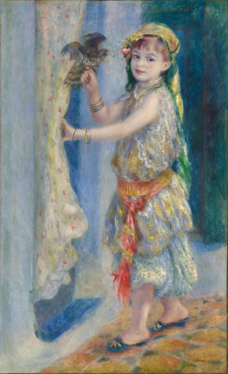 Kuşlu Çocuk - Pierre-Auguste Renoir