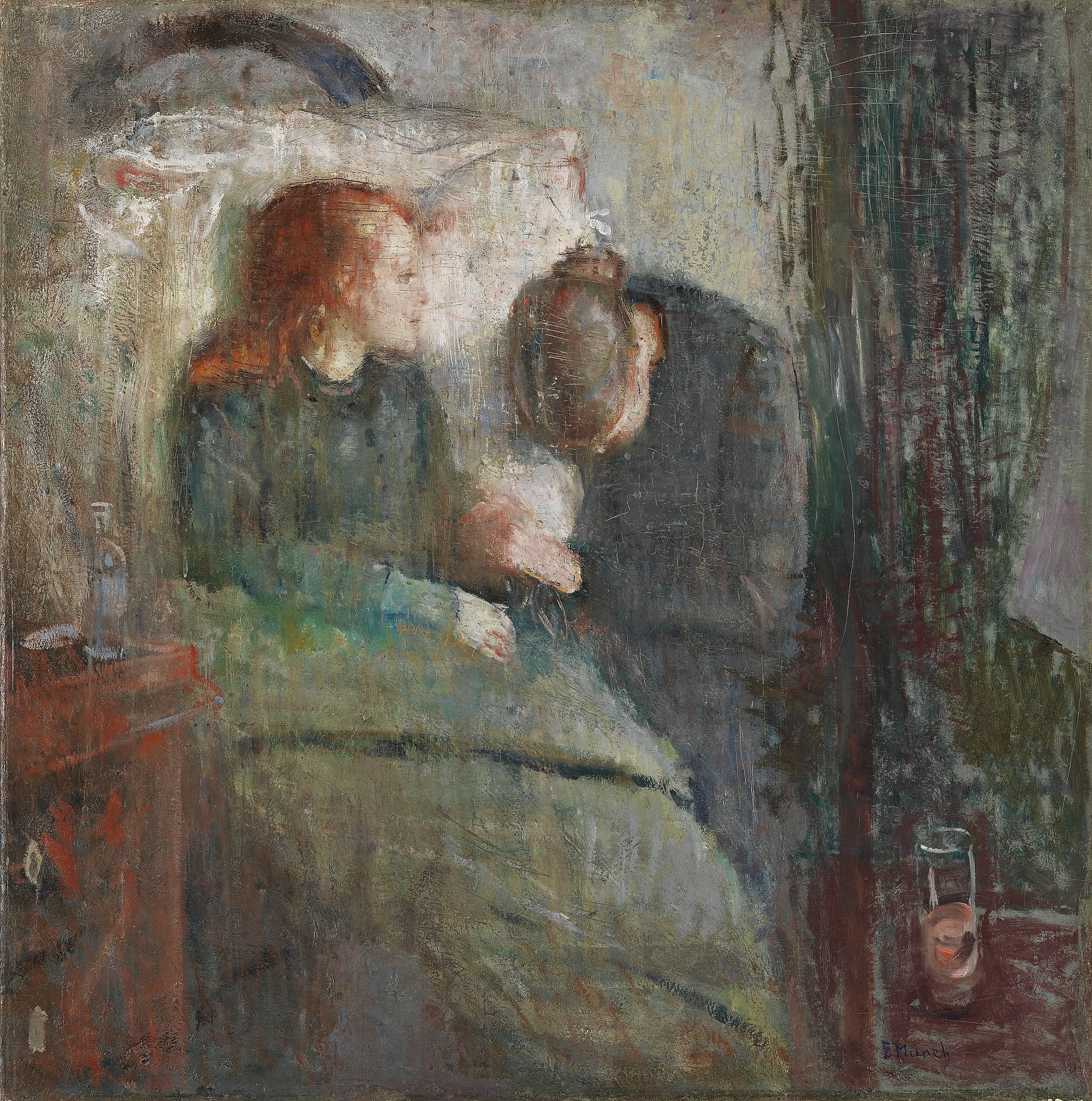 Hasta Çocuk - Edvard Munch