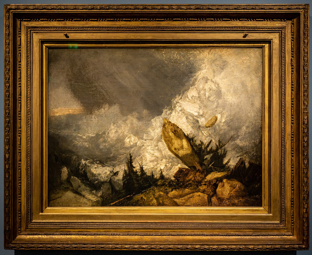 Grisons'da Bir Çığ Düşmesi - J. M. W. Turner