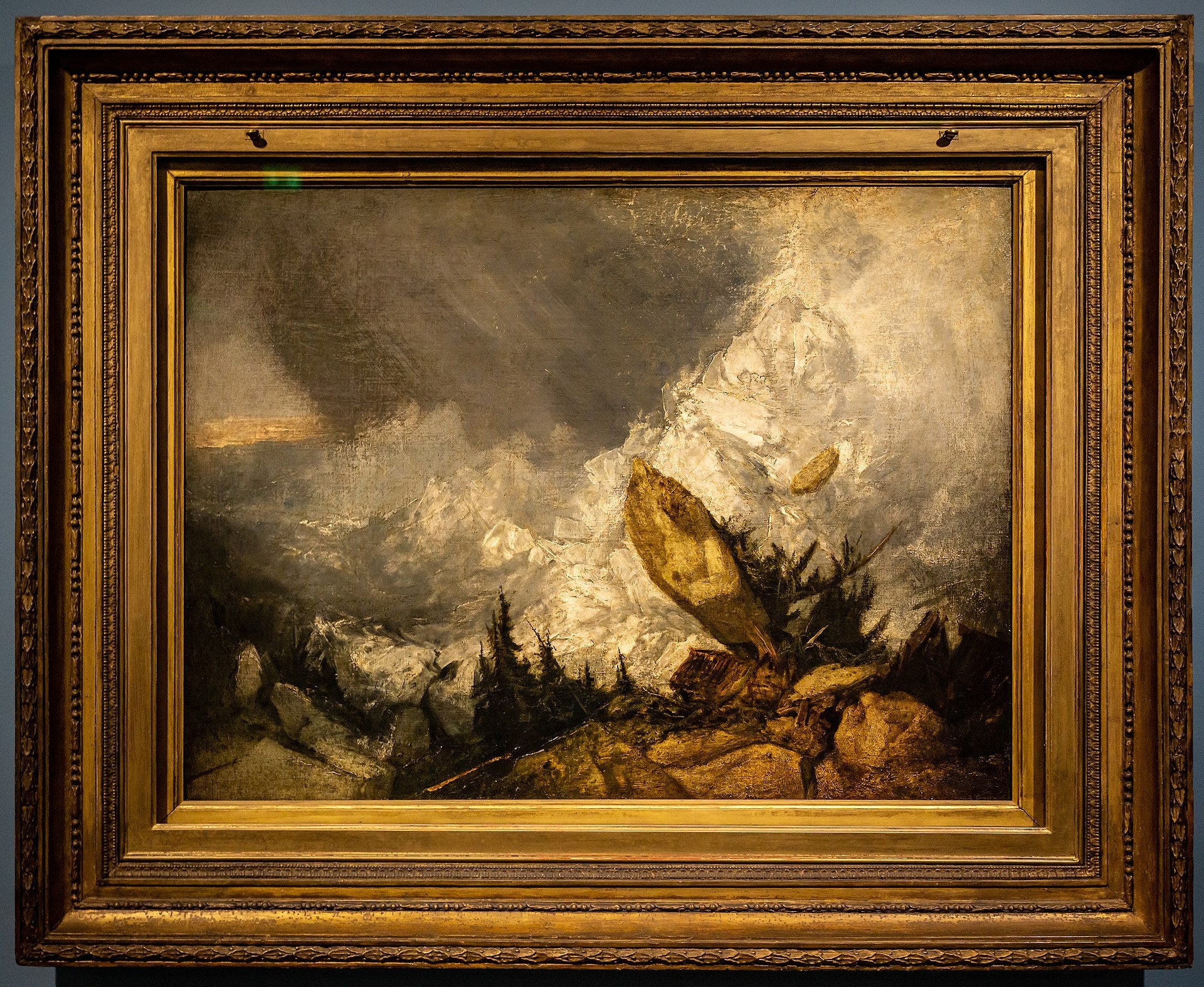 Grisons'da Bir Çığ Düşmesi - J. M. W. Turner